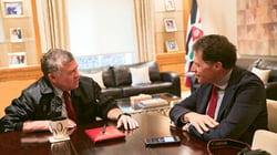 The King of Jordan Talks Tourism with Travel Weekly Editor in Chief
